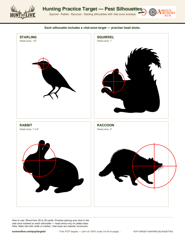 Hunting Practice — Pest Silhouettes